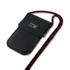 Red Bull Raudona Bull Raudona Bull PU Carbon krepšys telefonui juodos spalvos