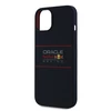 Red Bull Raudona Bull Raudonas BULL dėklas skirtas Apple iPhone 15 compatible skirtas MagSafe RBHMP15S24SIHSRV (Silicone Horizontal Centered Logo) mėlynos spalvos
