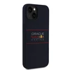 Red Bull Raudona Bull Raudonas BULL dėklas skirtas Apple iPhone 14 compatible skirtas MagSafe RBHMP14S24SIHSRV (Silicone Horizontal Centered Logo) mėlynos spalvos