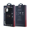 Red Bull Raudona Bull Raudonas BULL dėklas skirtas Apple iPhone 14 compatible skirtas MagSafe RBHMP14S24SIHSRV (Silicone Horizontal Centered Logo) mėlynos spalvos