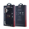 Red Bull Raudona Bull Raudonas BULL dėklas skirtas Apple iPhone 16 compatible skirtas MagSafe RBHMP16S24SIHSRV (Silicone Horizontal Centered Logo) mėlynos spalvos