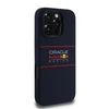 Red Bull Raudona Bull Raudonas BULL dėklas skirtas Apple iPhone 16 Pro Max compatible skirtas MagSafe RBHMP16X24SIHSRV (Silicone Horizontal Centered Logo) mėlynos spalvos