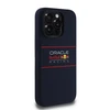 Red Bull Raudona Bull Raudonas BULL dėklas skirtas Apple iPhone 15 Pro Max compatible skirtas MagSafe RBHMP15X24SIHSRV (Silicone Horizontal Centered Logo) mėlynos spalvos