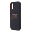 Dėklas Red Bull Raudona Bull Raudona Bull Silicone Horizontal Logo MagSafe for Apple iPhone 17 mėlynos spalvos
