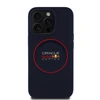 Red Bull Raudona Bull Raudona Bull silikoninis Raudona Ring MagSafe Apple iPhone 14 Pro dėklas telefonui mėlynos spalvos