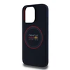 Red Bull Raudona Bull Raudona Bull silikoninis Raudona Ring MagSafe Apple iPhone 15 Pro dėklas telefonui mėlynos spalvos