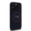 Red Bull Raudona Bull Raudona Bull silikoninis Raudona Ring MagSafe Apple iPhone 14 Pro dėklas telefonui mėlynos spalvos