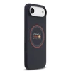 Red Bull Raudona Bull Raudona Bull Silicone Raudona Ring MagSafe dėklas skirtas Apple iPhone Air mėlynos spalvos