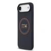 Red Bull Raudona Bull Raudona Bull Silicone Raudona Ring MagSafe dėklas skirtas Apple iPhone Air mėlynos spalvos