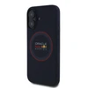 Red Bull Raudona Bull Raudonas BULL dėklas skirtas Apple iPhone 16 Plus compatible with MagSafe RBHMP16M24SIILVR (Silicone red Ring) mėlynos spalvos