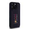 Red Bull Raudona Bull Raudonas BULL dėklas skirtas Apple iPhone 15 Pro compatible with MagSafe RBHMP15L24SIOLRV (Silicone Oversize Vertical Logo) mėlynos spalvos