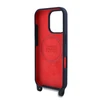 Red Bull Raudona Bull Raudona Bull silikoninis Vertical Logo MagSafe Case + Crossbody Strap for iPhone 16 Pro Max dėklas telefonui mėlynos spalvos