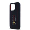 Red Bull Raudona Bull Raudona Bull silikoninis Vertical Logo MagSafe Apple iPhone 16 Pro Max dėklas telefonui mėlynos spalvos