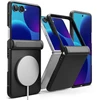 Dėklas RINGKE ONYX FLAP MAGNETIC MAGSAFE GALAXY Z FLIP 8 Juodas