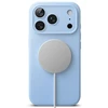 Dėklas RINGKE SILICONE MAGNETIC MAGSAFE iPhone 17 PRO MAX / 18 PRO MAX ŠVIESIAI MĖLYNAS