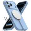 Dėklas RINGKE SILICONE MAGNETIC MAGSAFE iPhone 17 PRO MAX / 18 PRO MAX ŠVIESIAI MĖLYNAS