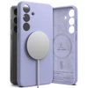 Ringke Silicone MagSafe dėklas skirtas Samsung Galaxy S25 - violetinės spalvos