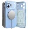 Dėklas RINGKE SILICONE MAGNETIC MAGSAFE iPhone 17 PRO MAX / 18 PRO MAX ŠVIESIAI MĖLYNAS
