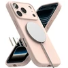 RINGKE SILIKONINIS MAGNETINIS MAGSAFE DĖKLAS iPhone 17 PRO / 18 PRO Rožinis SAND
