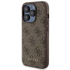 Apple iPhone 15 PRO Guess dėklas + Powerbank MagSafe 4G Metal Logo 5000mAh (GUBPM5P15L4GEMGW) rudos spalvos