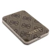 Apple iPhone 15 PRO Guess dėklas + Powerbank MagSafe 4G Metal Logo 5000mAh (GUBPM5P15L4GEMGW) rudos spalvos