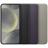 Dėklas Samsung Galaxy S24 Vegan Leather Cover Juodas