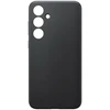 Dėklas Samsung Galaxy S24+ Vegan odinis dangtelis Juodas