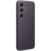 Dėklas „Samsung Galaxy S24+“ veganiškas odinis dangtelis tamsiai violetinis