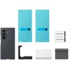 Dėklas EF976CBE Silicone Magnet Samsung Galaxy Fold 8 Ultra, Juodas