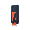 Dėklas „Samsung Galaxy A53 5G“ silikoninis dangtelis su „Navy“ dirželiu