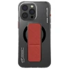 Skinarma dėklas Axon Apple iPhone 16 Pro Max 6.9" Magnetic Charging + Grip Stand juodos spalvos