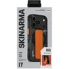 Skinarma Haxa dėklas, skirtas iPhone 17 Pro, su magnetiniu įkrovimu ir laikikliu-stovu, grafito spalvos
