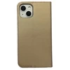 Dėklas Smart Magnet book Apple iPhone 15 6.1"aukso spalvos