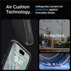 Spigen Crystal Hybrid, matte dėklas telefonui juodos spalvos – Apple iPhone 15 Pro