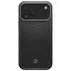 Dėklas Spigen Enzo Aramid T, juodas sidabrinis - iPhone 17 Pro Max