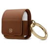 Dėklas Spigen La Manon AirPods 1/2 Case PU Leather rudos spalvos 074CS26378