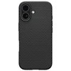 „Spigen Liquid Air“ dėklas, skirtas iPhone 17 – matinis juodas