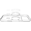 Dėklas Spigen LIQUID CRYSTAL MagSafe iPhone 17 Pro Max / 18 Pro Max SKAIDRUS/Baltas