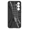 Spigen Rugged Armor Samsung Galaxy S24 FE – dėklas telefonui juodos spalvos