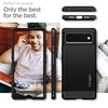Dėklas Spigen Rugged Armor, juodas - Google Pixel 6