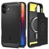 Spigen dėklas RUGGED ARMOR MAG compatible su MagSafe skirtas Apple iPhone 16 matte juodos spalvos