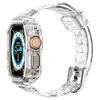 „Spigen Rugged Armor Pro“ dėklas – apyrankė su dėklu, skirta „Apple Watch Ultra“ 49 mm (skaidrus)