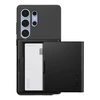 Spigen Slim Armor CS – dėklas skirtas Samsung Galaxy S25 Ultra juodos spalvos