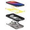 Spigen Tough Armor MagSafe Apple iPhone SE 4 (2025) su Stand – dėklas telefonui pilkos spalvos