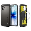 Spigen Tough Armor "T" MagSafe dėklas skirtas Apple iPhone 17 – pilkos spalvos