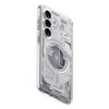 Spigen Ultra Hybrid Mag MagSafe dėklas skirtas Samsung Galaxy S26+ Zero One – skaidrus ir baltos spalvos