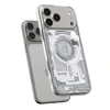 Dėklas „Spigen Ultra Hybrid MagSafe“, „Zero One“ baltos – „iPhone 17 Pro Max“