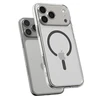 Dėklas „Spigen Ultra Hybrid MagSafe“, skaidrus grafitas – „iPhone 17 Pro Max“
