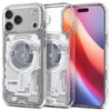 Spigen Ultra Hybrid MagSafe dėklas skirtas Apple iPhone 17 Pro Zero One – baltos spalvos