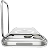 Dėklas Spigen Ultra Hybrid OPTIK S MagSafe iPhone 17 Pro Max / 18 Pro Max SKAIDRUS/SIDABRINIS